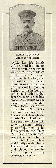 Ralph Durand, short biography