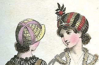Letters and fashion plates from the time of Jane Austen