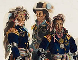 Three chiefs of the Wendat Copyright Library & Archives Canada
