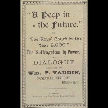 William Vaudin, A peep in the future, pamphlet, Priaulx Library Collection