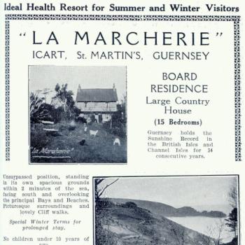 Advertisement for La Marcherie 1915 (c) Priaulx Library