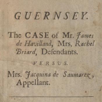 JAcquine de Saumarez printed judgment 1717, Priaulx Library Collection