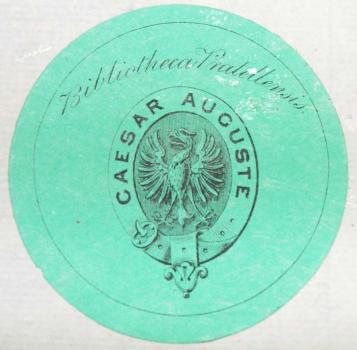 Osmond de Beauvoir Priaulx's personal bookplate