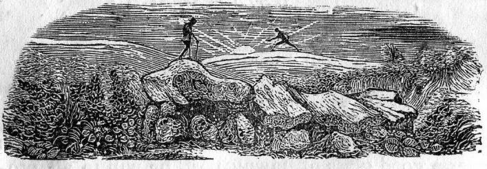 A dolmen from Bellamy's Pictorial Directory and Strangers' Guide of 1843, Priaulx Library collection