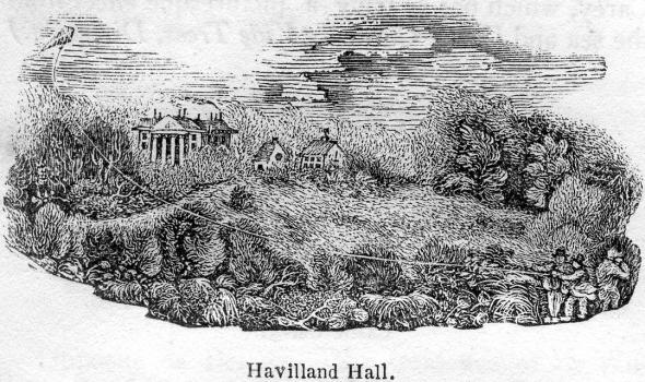 Havilland Hall from Bellamy's Pictorial Directory in the LIbrary Collection.