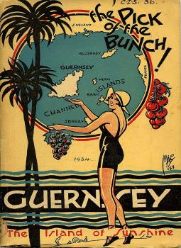 Cover of the Guernsey 1934 tourism brochure