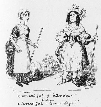 Servants from My Sketchbook, George Cruikshank 1834, Priaulx Library Collection