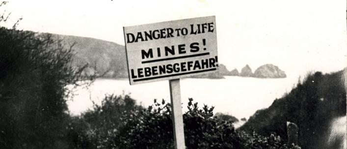 Warning Fermain Bay Carel Toms Collection Priaulx Library