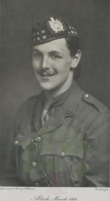 Alick Herries 1916 from A Young Borderer, Priaulx Library Collection