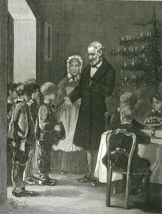 Victor Hugo's Christmas fete, 1865