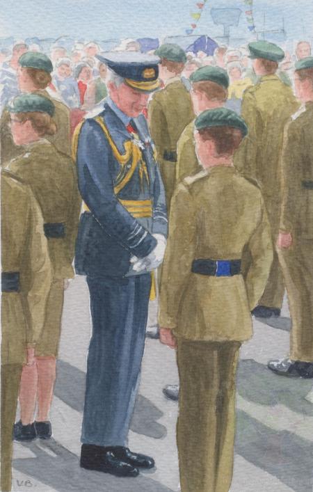 Valerie Baines' Lieutenant-Governor's Inspection 2011, Priaulx Library Collection