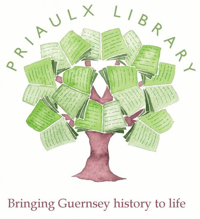 Priaulx Library book tree logo