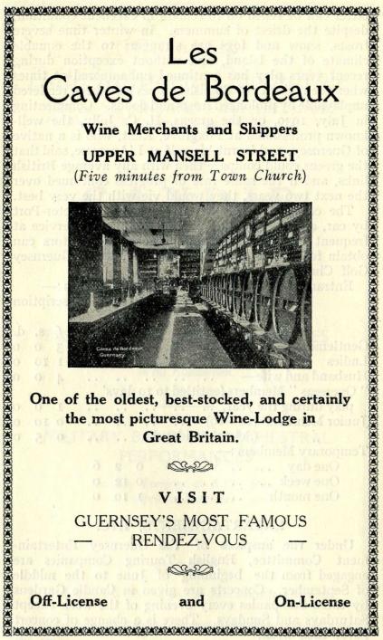 Les Caves de Bordeaux from a 1934 tourist brochure