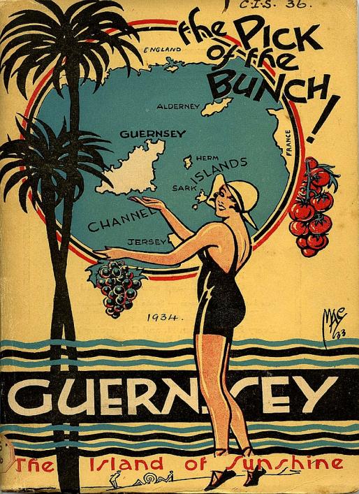 Cover of the Guernsey 1934 tourism brochure