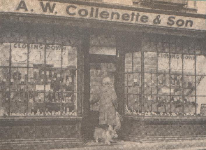 Collenette's shoe shop 1969, Priaulx Library collection