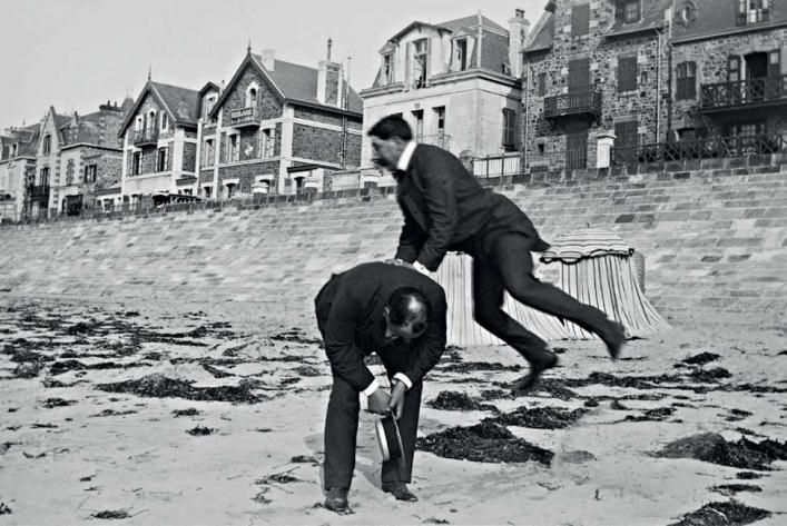 A photograph from the collection of the Musee de Bretagne, part of the exhibition at the Priaulx Library, Guernsey