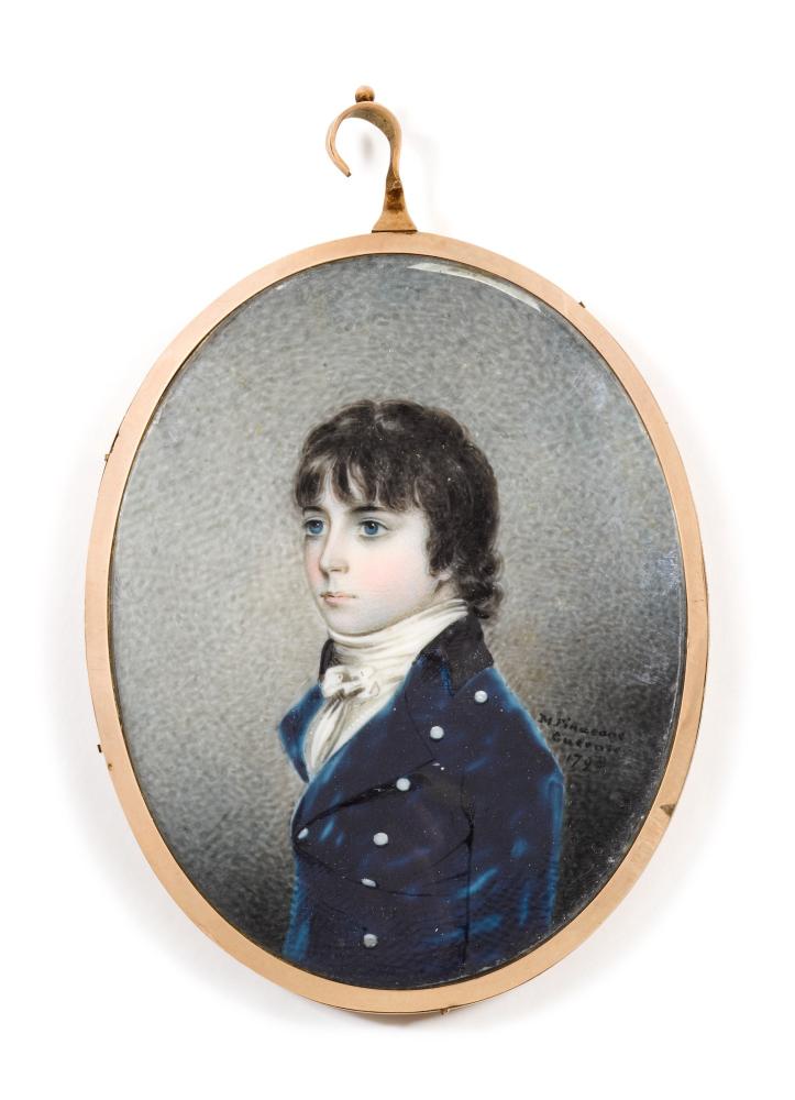 Young boy 1798 initials LH Finucane Sotheby's 2021