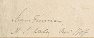 Signature James Finucane 1808