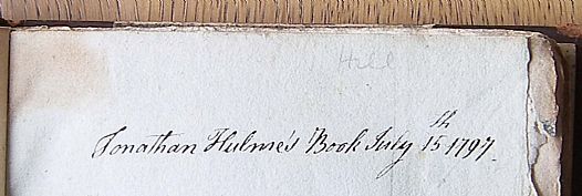 Jonathan Hulme's signature