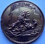 Thomas Falla's posthumous medal from Seringapatam