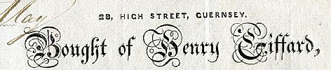 A receipt from Giffard's shop; click for full image