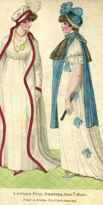 London dresses, December 1800