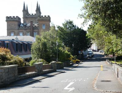 Upland Road looking towards the Grange