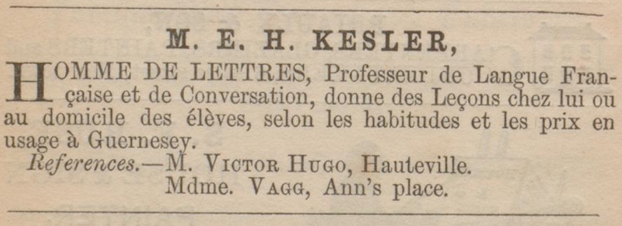 Hennett de Kesler Barbaet's Almanac 1862 Priaulx Library collection